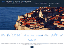 Tablet Screenshot of adriatictravelcollection.com